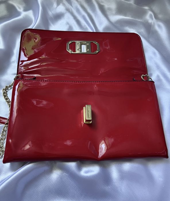 Лакована червона сумка Nine West