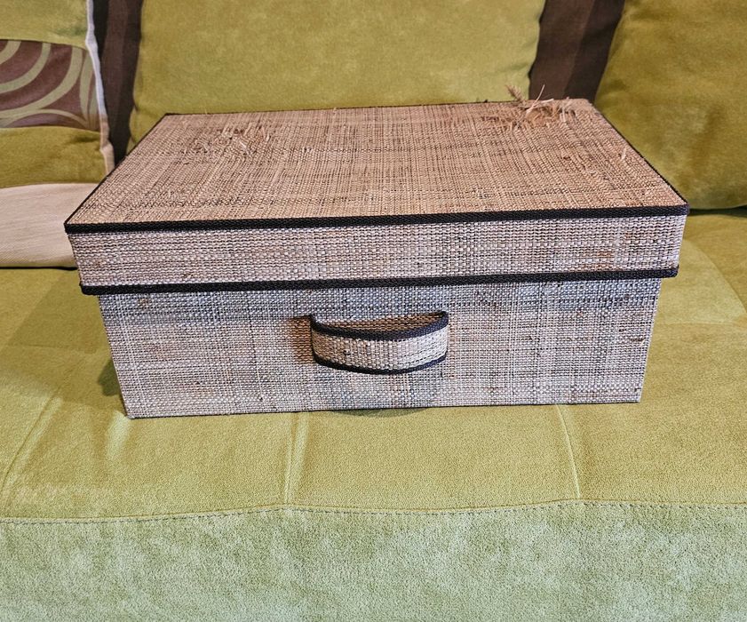 Caixa de arrumação decorativa