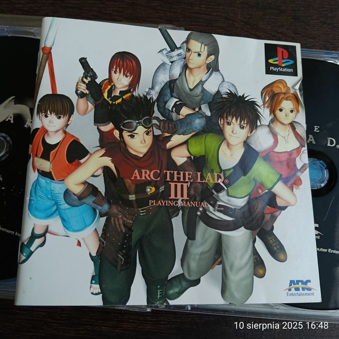 Arc the Lad III PS1 Japońska wersja, komplet – stan kolekcjonerski