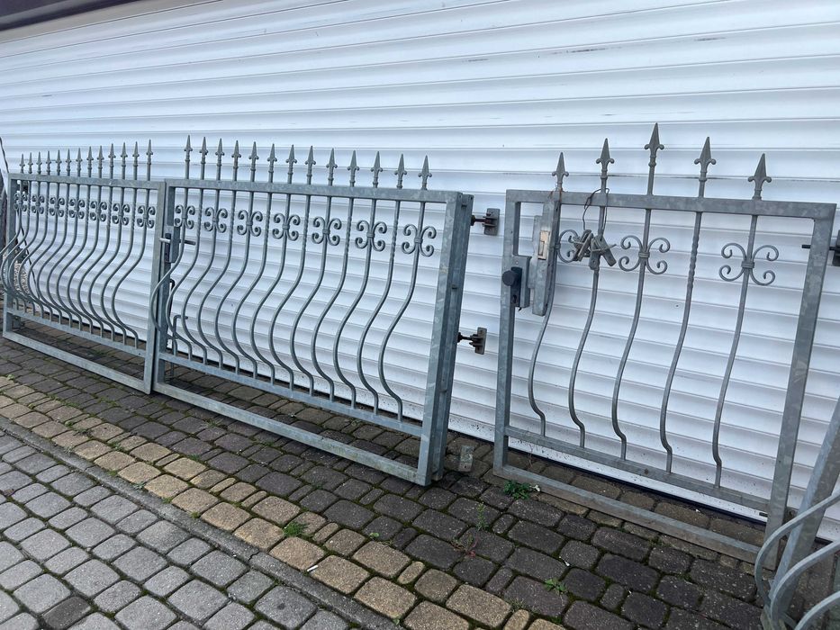 Brama, furtka i przęsła OCYNK – ciężkie, 9 metrów zestaw