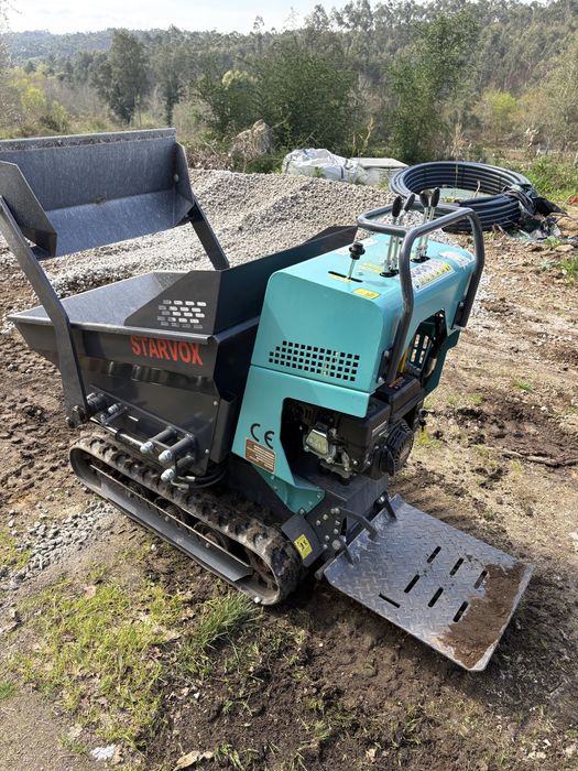 Mini Dumper 500kg com Pá (como novo)