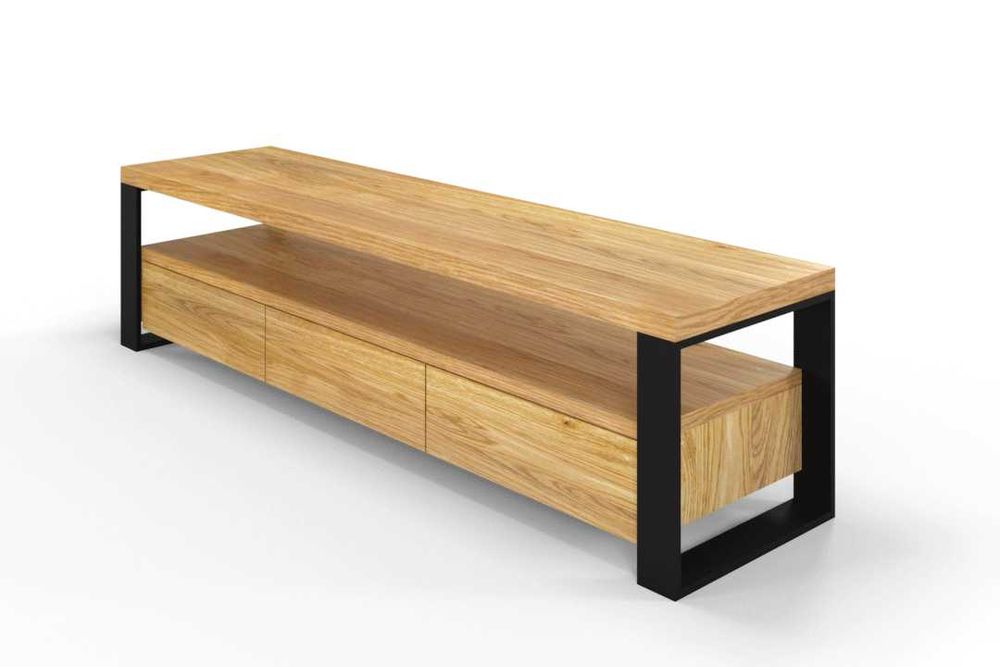 Szafka RTV HERMAN , loftowa, PRODUCENT , różne wymiary KRAKÓW