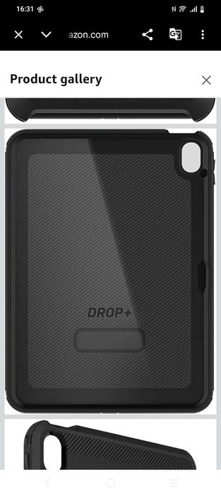 Czarne etui ochronne OtterBox Defender do tabletu iPad