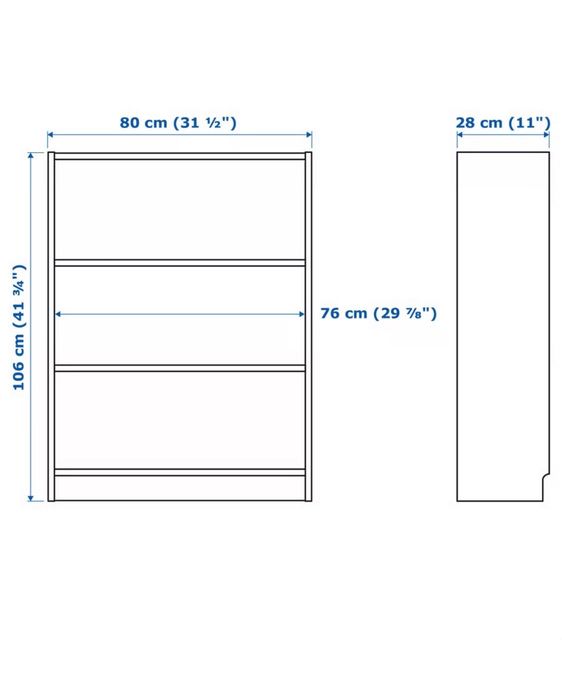 Estante, branco Billy