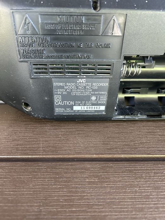 Radiomagnetofon JVC