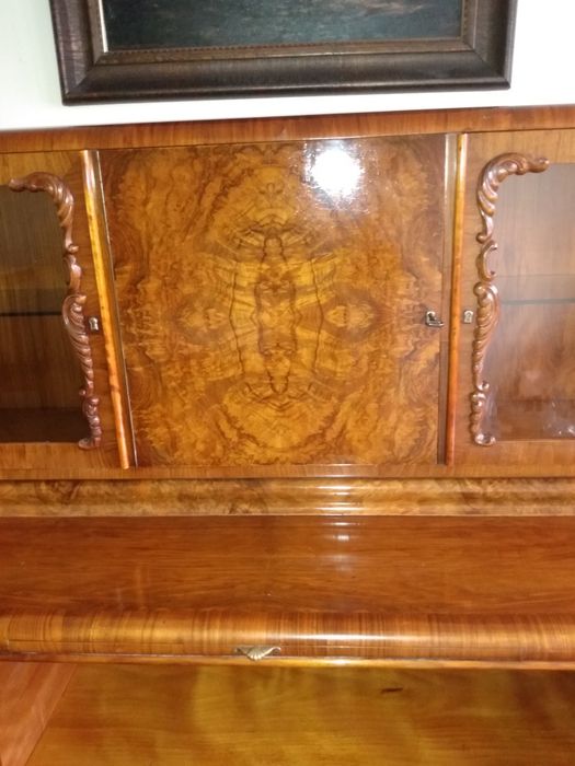 Bufet Art Deco z nadstawką