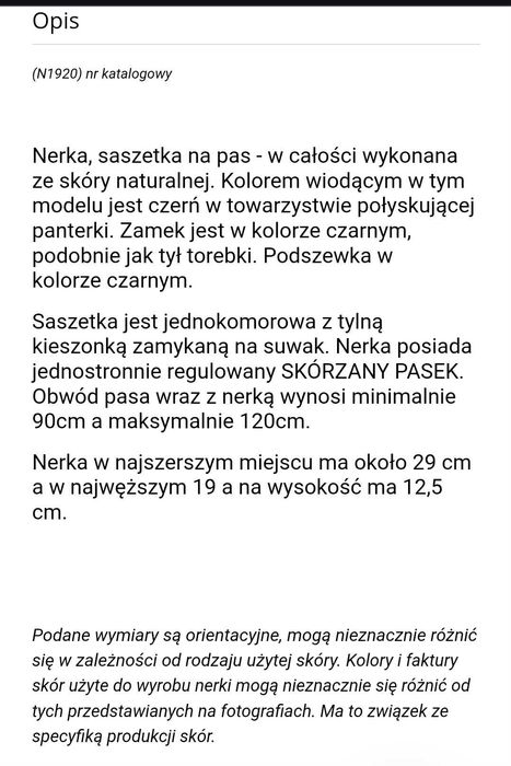 Nerka Mięta, Czarna Pantera