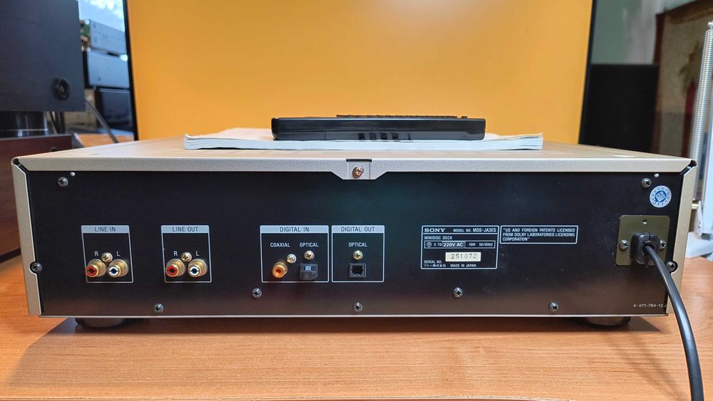 Minidisc Sony MDS-JA3ES pilot instrukcja Hi End