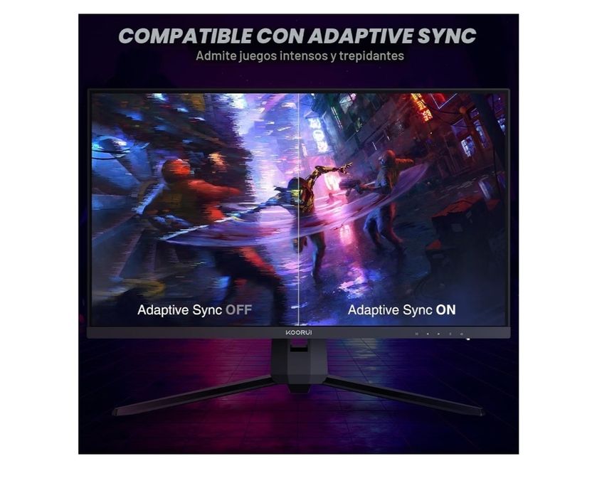 Monitor KOORUI Gaming 144 Hz como novo