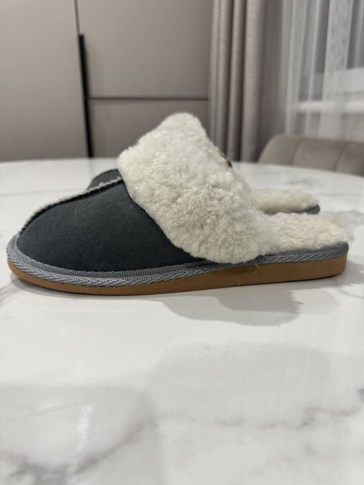 Тапки домашні з натуральної шкіри