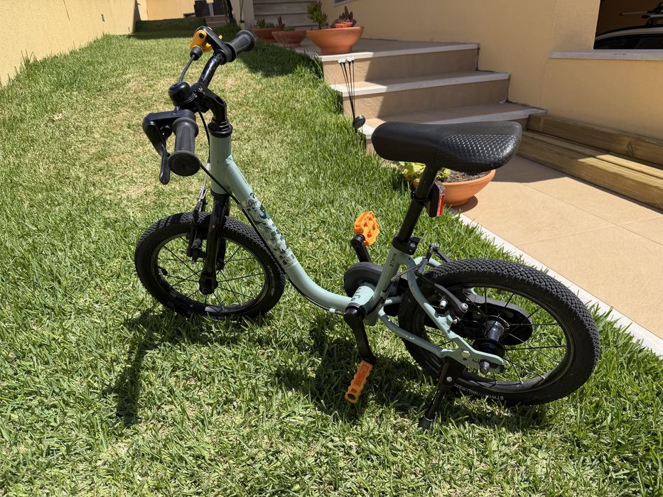 Bicicleta de Aprendizagem 2 em 1 Criança 3-5 Anos 14” Discover 900 Verde