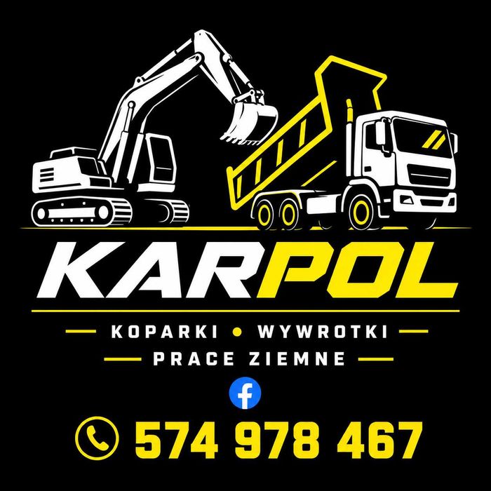Prace ziemne koparki wywrotki kruszywa