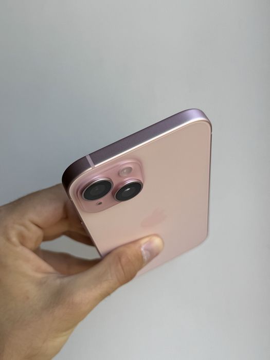 Как новый iPhone 15 128 Gb Pink Neverlock АКБ 86% Физическая сим, iOS 17.6.1