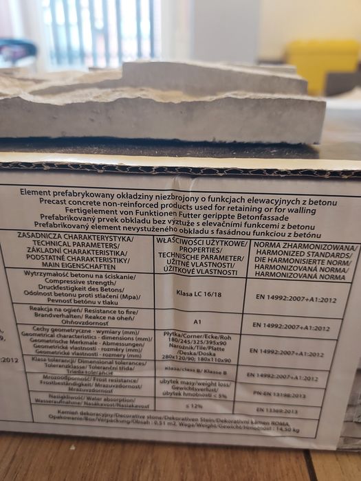 Kamień dekoracyjny elewacyjny Roma