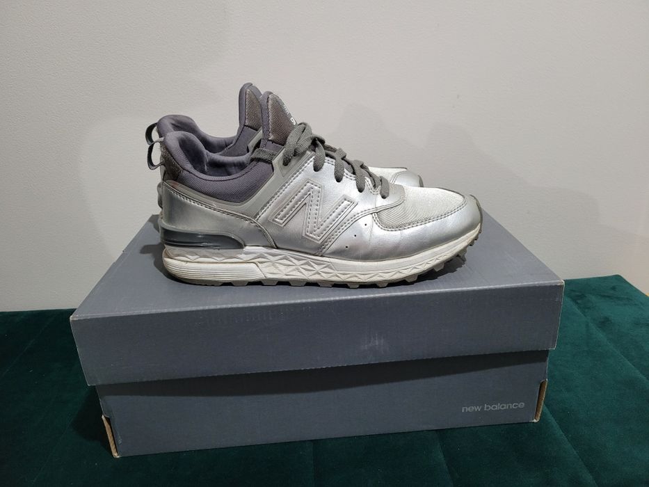 New balance 36 adidasy silver