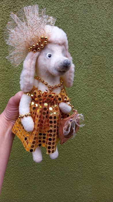 Пудель.Девочка.Интерьерная