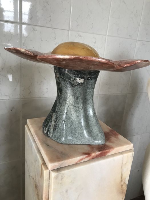 Flor em vários tipos mármore