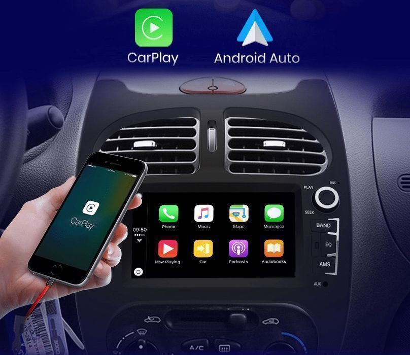 Peugeot 206 206CC 206SW – Radio Android 7" CarPlay