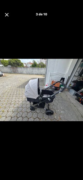 Carrinho bebe trio ursitos
