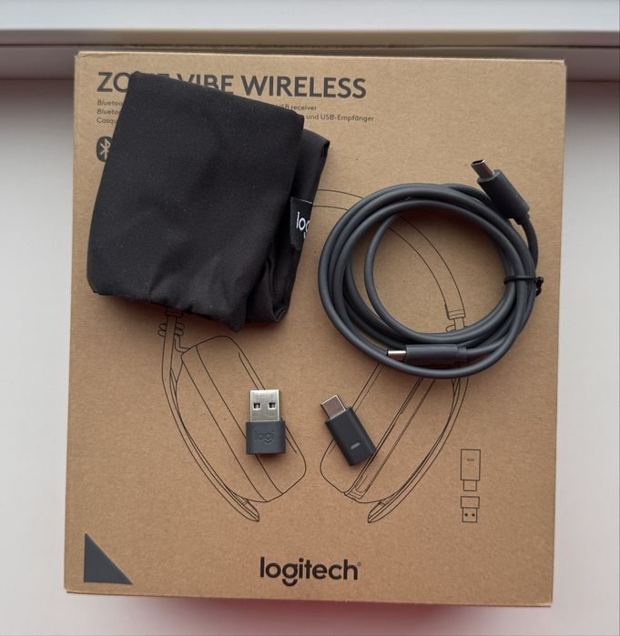 Гарнітура Logitech Zone Vibe Wireless UC (Graphite)