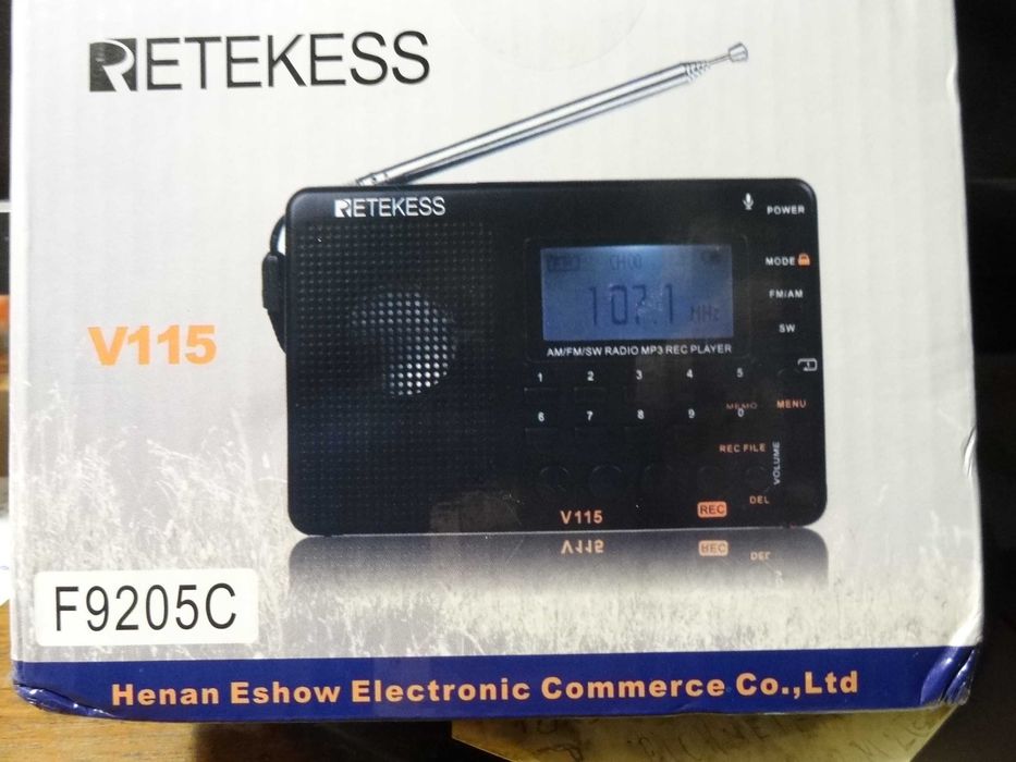 Приемник  Плеер  Диктофон Retekess V115