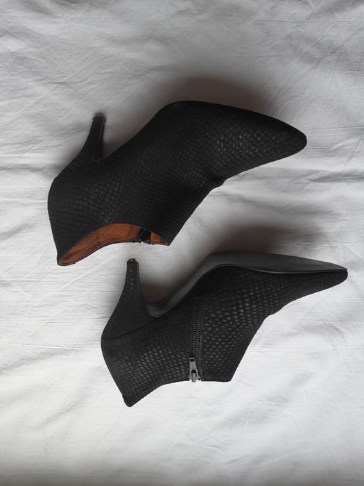 Czarne skórzane botki Jones Bootmaker 37 37,5