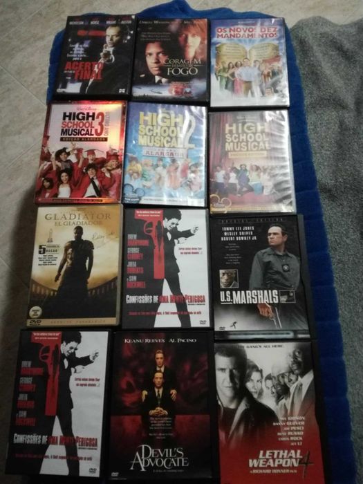 24 filmes dvd originais para desocupar