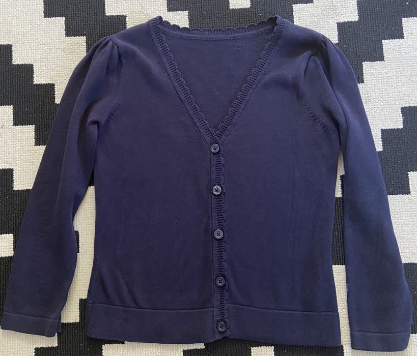 George granatowy sweter swetetek rozpininany 98 104