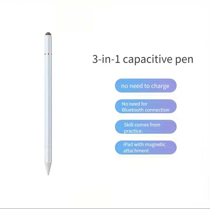 Новий універсальний стилус 3-в-1