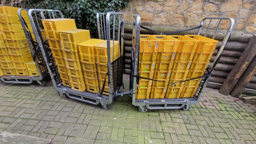 Wózek transportowy Holowany Solidna Niemiecka Konstrukcja