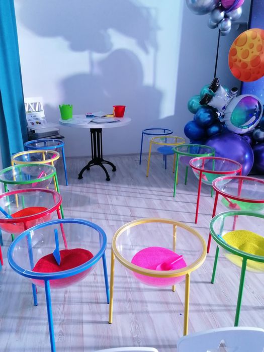 Мастер-класс. Раскраски цветным песком. Мастер-класс на выезд