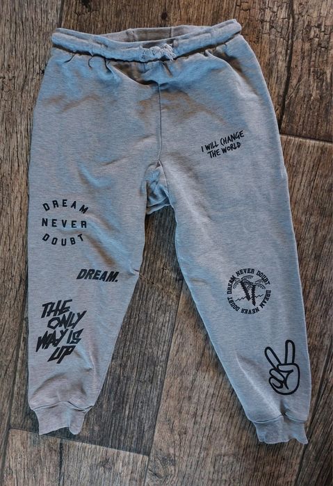 Szare spodnie dresowe chłopięce, szare dla 2 latka,