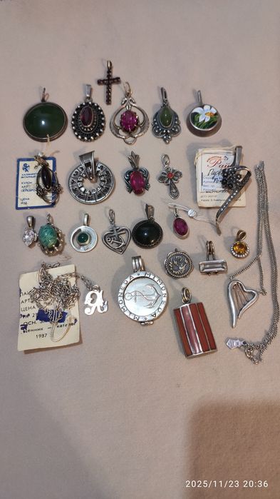 Підвіс срібло,вінтаж,кулон серебряный винтаж,