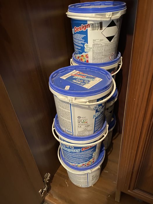 Фуга затирка эпоксидная для швов Mapei 136 3 кг затирка епоксидна
