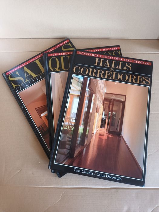 Conjunto de livros para decoração de interiores
