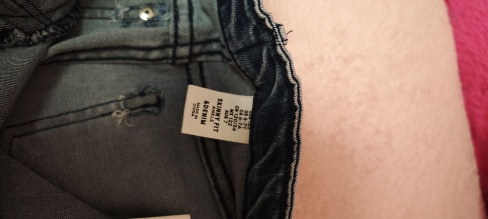 Calças 6-7 anos menina ganga