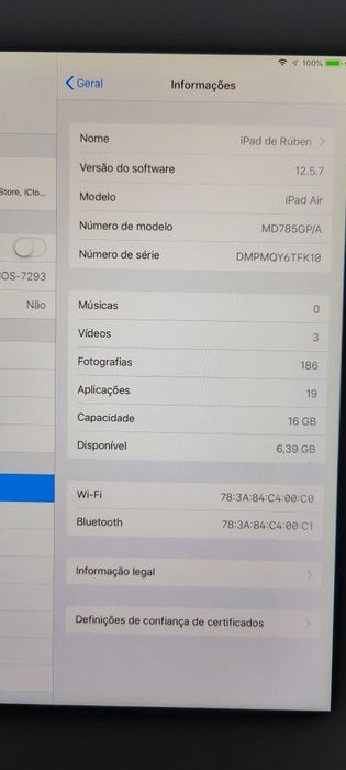 Apple iPad Air 2014 PEÇAS