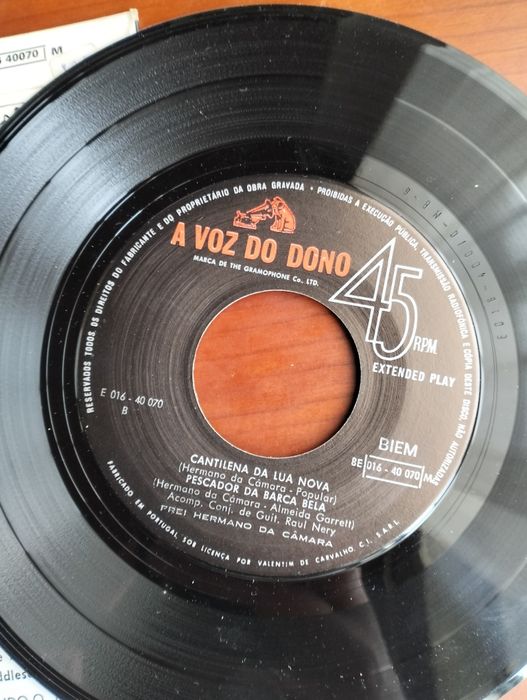 Disco de vinil single Frei Hermano da Câmara (Cantilena da Lua Nova)