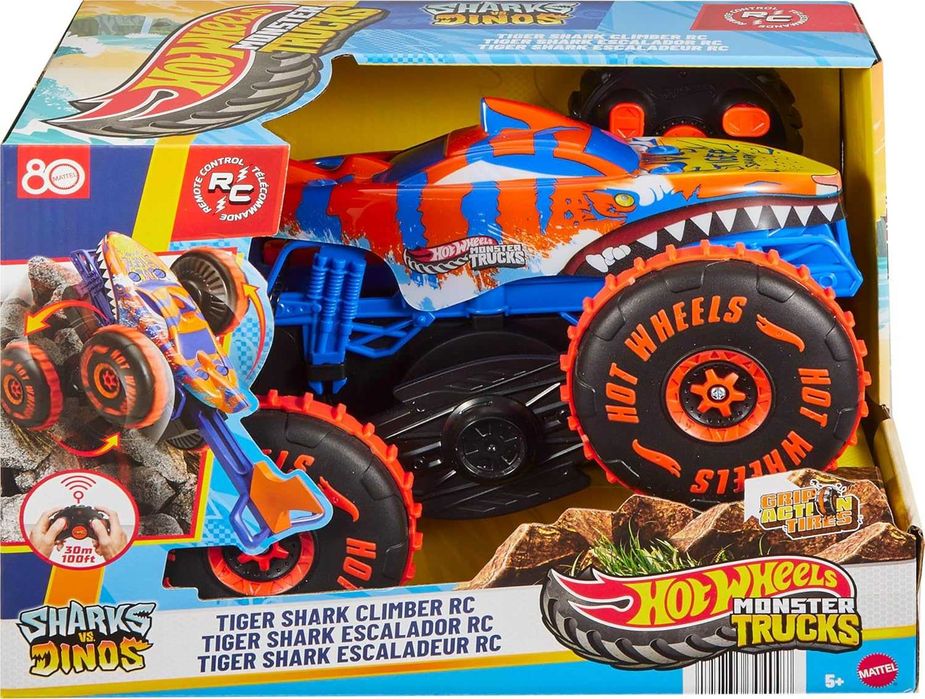 ОРИГИНАЛ! Машина на радиоуправлении Хот Вилс Акула Монстер Трак Hot Wheels