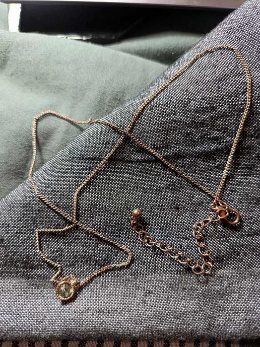 Colar com Pingente de Pedra azul clara - Ref.: B - 6