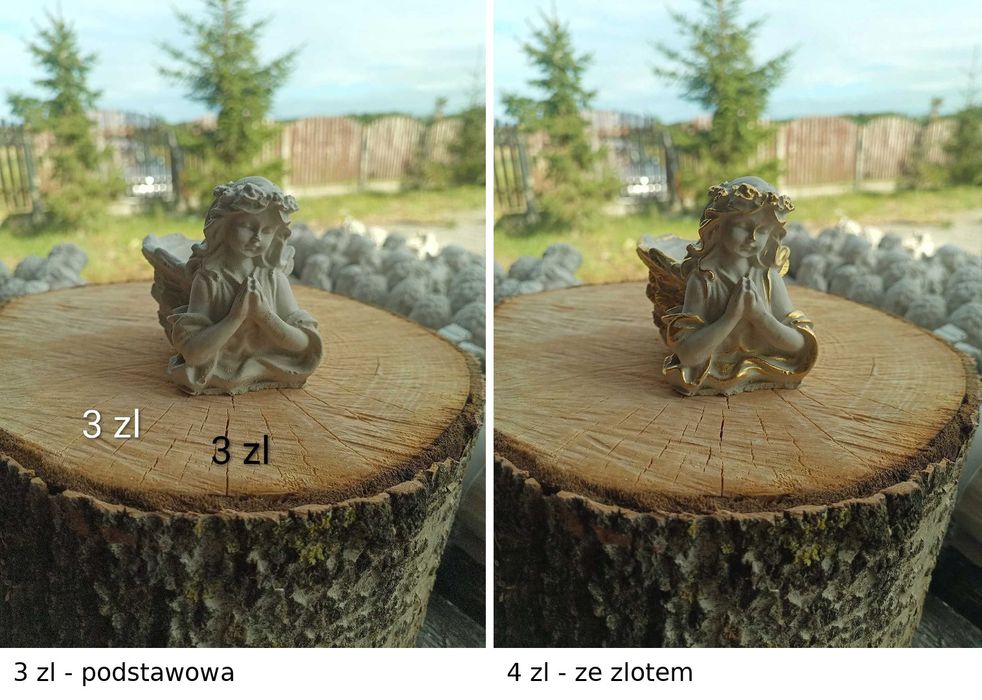 Figurki gipsowe.