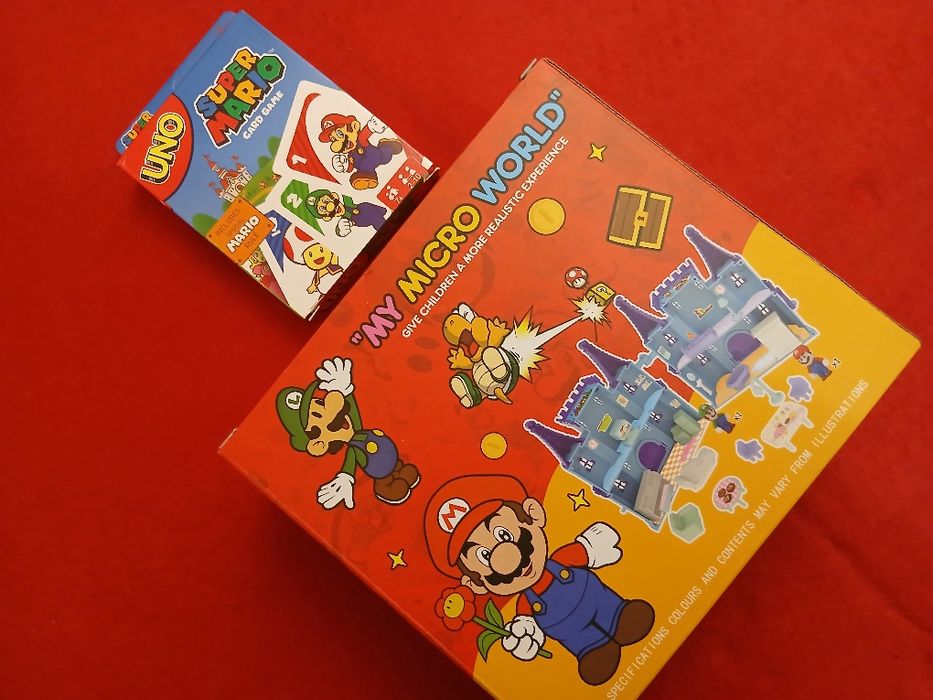 Conjunto Super Mario – Castelo + Jogo UNO (Novos)