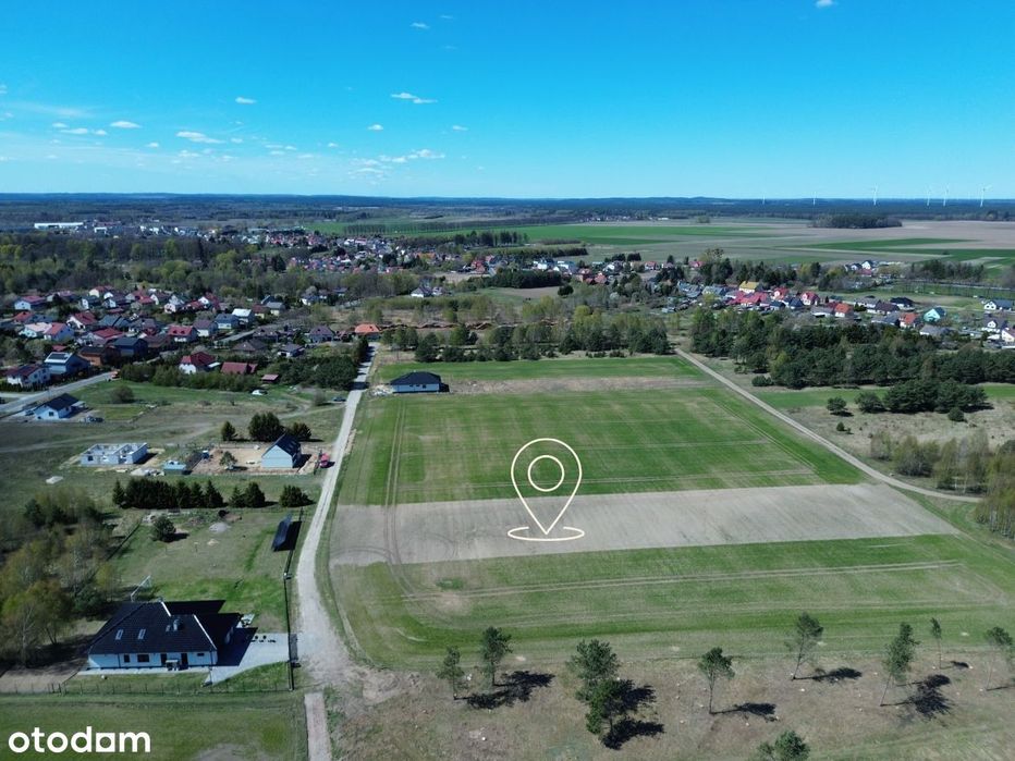Regularna działka 988 m² wśród nowych domów