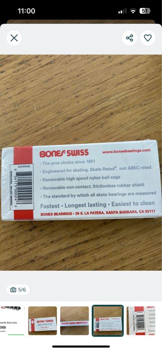 Rolamentos Bones Swiss Precision - Novo
