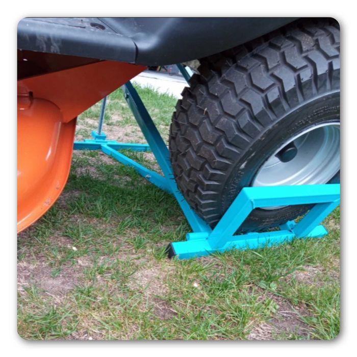 Podnośnik Lewarek do Traktorka Kosiarki 400kg ATV Quada Rozstaw 99cm
