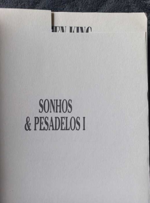 Sonhos e Pesadelos 1 - Stephen King