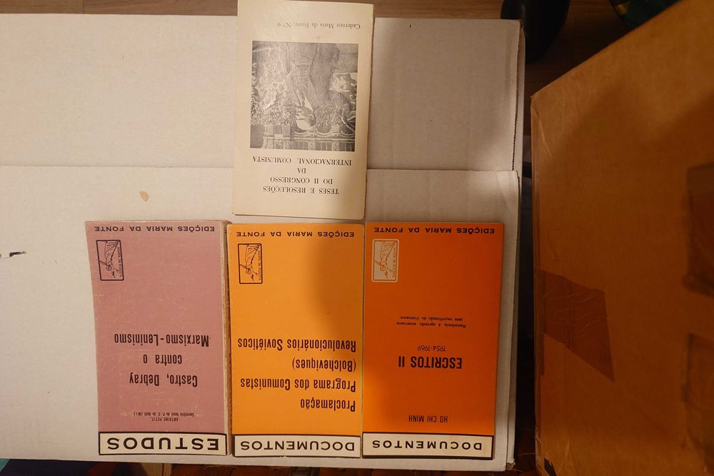 Brochuras de temas políticos – Edições Maria da Fonte