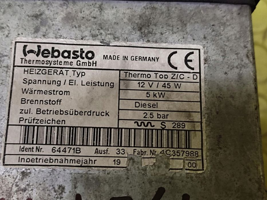 bmw e46 2.0 d webasto 64471b