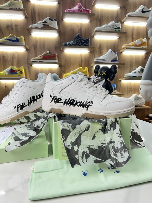 Кросівки OFF-WHITE Out Office “For Walking” White / Black