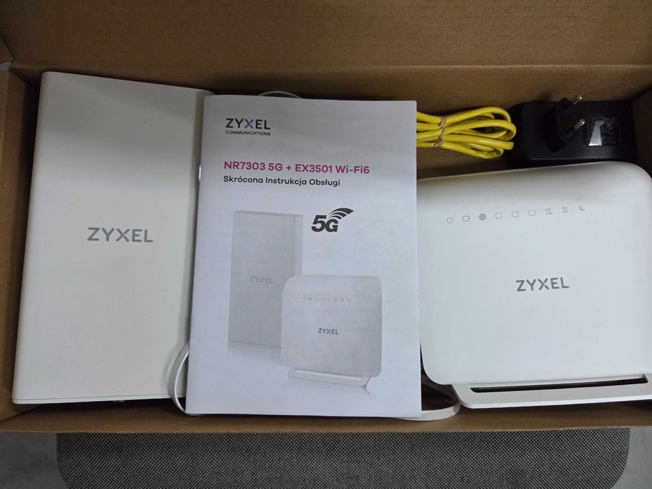ruter ZYXEL z anteną zewnętrzną